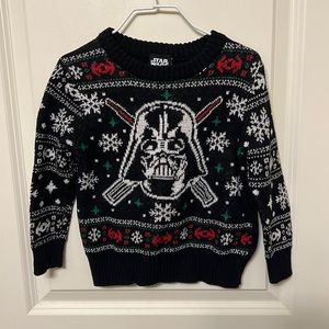 2T Darth Vader Christmas sweater